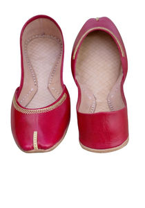 Chaussures Khussa pakistanaises / Chaussures Khussa pour femmes, plates/légères, sur mesure, teintes en rose, ornées de perles, Khussa ethniques pour femmes 2023 - Product Image 2