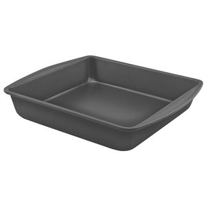 กระทะเค้กสี่เหลี่ยมสี่เหลี่ยม9 "x 9" x 2 "2" กระทะอบขนมบราวนี่สีเทา2แพ็ค - Product Image 2