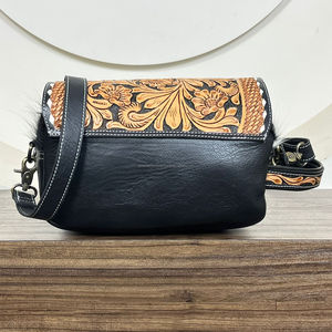 กระเป๋าเครื่องสำอางคาดลำตัวหนังวัวสำหรับผู้หญิงกระเป๋าเครื่องสำอางสำหรับเดินทางแฟชั่นสำหรับ2025 - Product Image 5