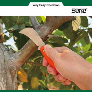 มีดพับ SONO G111 คุณภาพสูง ใบมีดสแตนเลสสีส้มขนาด 60 มม. คมกริบ ด้ามจับไนลอนกันลื่น ขอบเรียบ สำหรับงานสวน DIY รุ่นที่ 1 - Product Image 3