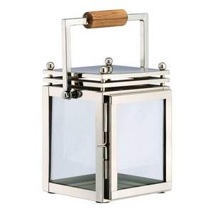 Elegante Lámpara de Acero Inoxidable Apta para Uso en Interiores y Exteriores con Paneles de Vidrio y Cuerpo Pulido de Larga Duración - Product Image 1