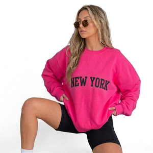 Sudadera Casual Oversize de Cuello Alto para Mujer, Otoño/Invierno, Diseño Sólido, Tejido de Felpa Ecológico, Transpirable y de Secado Rápido - Product Image 2