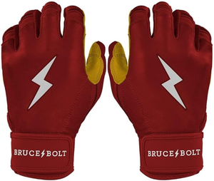 Gants de frappe de baseball rouges avec fermeture auto-agrippante, équipement de baseball, gants de frappe pour le baseball - Product Image 4