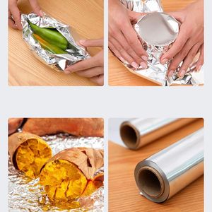Rotolo di Alluminio Resistente da 12 Pollici per Grigliare, Arrostire, Cuocere e Conservare Alimenti, Compatibile con Kit di Conservazione - Product Image 5