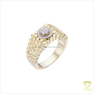 Bague Nugget de Haute Qualité en Argent Sterling 925 avec Diamants Moissanite Style Hip Hop - Product Image 5