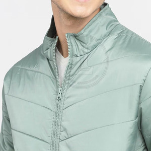 Men Casual Puffer Jacket Front Logo Winter Comfort Breathable <b>Coat</b> - Product Image 6