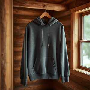 เสื้อฮู้ดดี้หนัก 380 GSM ผ้าฝ้ายฟลีซหนา สวมหัว สไตล์สตรีทแวร์ รับผลิตแบบ OEM - Product Image 1