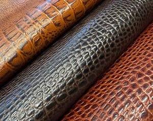 Cuero sintético PU popular con textura de piel de reptiles y animales variados - Product Image 2