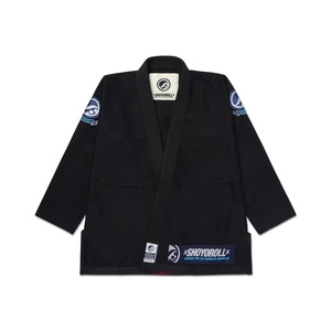 Kimono de Karate BJJ para Competición Black Safire, 450 GSM, Tejido de Algodón Transpirable con Acabado Perlado - Product Image 1
