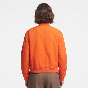 Chaqueta Bomber de Moda para Hombre, Chaqueta Bomber de Vuelo MA1 con Logotipo Personalizado al por Mayor, Chaqueta Bomber de Vuelo de Nailon para Hombre - Product Image 2