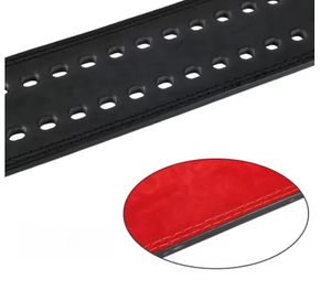 Ceinture de musculation réglable en cuir avec boucle à levier, antidérapante, personnalisable, unisexe, pour le soutien de la taille lors de l'entraînement en force - Product Image 4