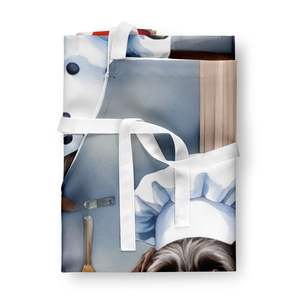 Delantal Unisex Multicolor grande con diseño de puntero de pelo duro alemán para cocinar, hornear, jardinería para adultos y Unisex - Product Image 3