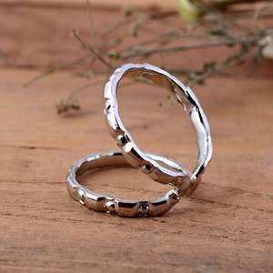 SHYAM JEWELRS Handmade 925 Sterling <b>Silver</b> <b>Adjustable</b> Arthritis Splint <b>Ring</b>-Double Band Finger Joint Support Luxury - Product Image 3