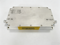 Amplificador de RF GaN de Banda Ultra Ancha Profesional de 50 W, 700 MHz a 4000 MHz, Ganancia de 47 dB - Ideal para Sistemas de Comunicación VHF/UHF