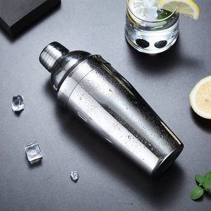Shaker à cocktails en acier inoxydable de haute qualité 750 ml, mélangeur de boissons anti-fuite avec passoire intégrée pour cocktails et boissons - Product Image 2