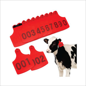 Nouvelles étiquettes d'oreille en plastique pour porcs, étiquettes d'oreille en plastique pour animaux, étiquettes d'oreille pour moutons et chèvres, impression de logo personnalisée - Product Image 2