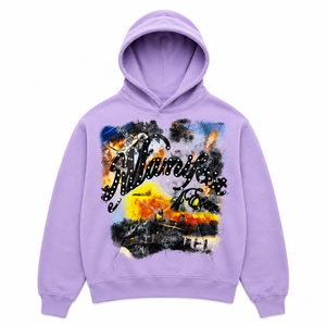 Sweat à capuche personnalisé en molleton 100 % coton épais 450 GSM, imprimé en relief, coupe classique, streetwear d'hiver, service OEM - Product Image 1