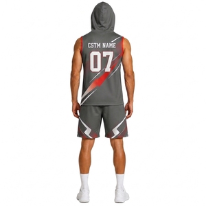 Uniforme Personalizado de Sudadera sin Mangas 7 en 7 para Equipos con Pantalones Cortos Deportivos de Alto Rendimiento para Atletas - Product Image 2