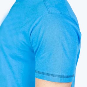 เสื้อยืดเปล่าแบบยูนิเซ็กซ์ขายส่งจำนวนมาก เสื้อยืดโพลีเอสเตอร์สำหรับสกรีนโลโก้ เสื้อยืดเปล่าเรียบๆ เสื้อยืดผู้ชาย - Product Image 3