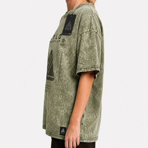 Camiseta de Mujer 100% Algodón, Nueva Colección 2026, Superventas, Manga Corta, Corte Holgado, Color Sólido, Ropa de Verano - Product Image 3