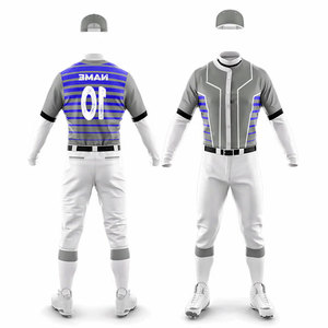 Dernier design, vente chaude, uniforme de baseball, fabricant, service OEM, uniforme de joueur de club, nom et numéros imprimés, uniforme de softball - Product Image 4