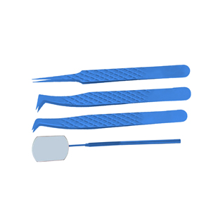 Wholesale High Quality Stainless Steel Long-Handle Eyelash Extension Mirror Custom Logo/Color Reusable Magnifying False Eyelash - Product Image 3