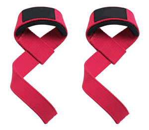 En gros, sangle de poignet personnalisée rose en fil de charbon de bambou, respirante, réglable, pour l'entraînement de musculation, écologique et portable - Product Image 1