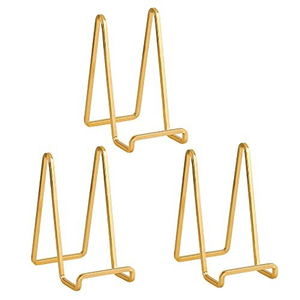 Kitchen <b>Storage</b> Brass holder Rack Matte Polished Crafts <b>Storage</b> Plate Holder & Rack At Lowest Prices - Product Image 1