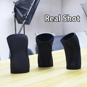 Genouillère de soutien en néoprène de haute qualité 5mm 7mm, attelle de compression, sangle de musculation, type sport fitness, personnalisable OEM - Product Image 5