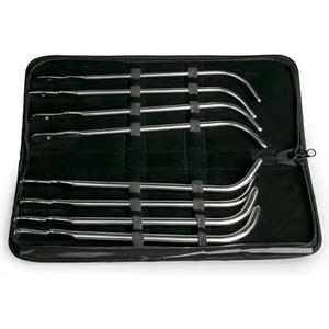 Curved Van Buren Sound Urethral Set of 8 Surgical Instruments Kit Manual Stainless Steel CE Certified Class I by <b>Blush</b> Surgical - Product Image 6