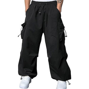 กางเกงคาร์โก้ผู้ชายสไตล์ลำลอง สวมใส่สบาย ทรงหลวม ผ้าทนทาน ออกแบบมาเพื่อการสวมใส่ประจำวัน กิจกรรมกลางแจ้ง และการเดินทาง - Product Image 1