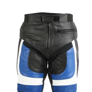 Pantalones de piel de vaca Real para moto, pantalones deportivos de carreras de motorista, diseño de moda, invierno, cálido, transpirable, a prueba de viento, Motocross - Product Image 1