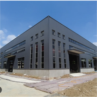 Edificio de Estructura de Acero Personalizado Utilizado como Taller o Almacén, Estructura de Portal, Edificio Metálico Rentable