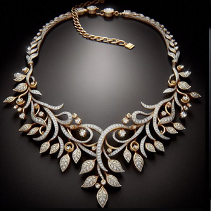 Magnifique collier en cristal doré multicouche avec pendentif. Disponible à prix de gros, commandez le vôtre maintenant - Product Image 6