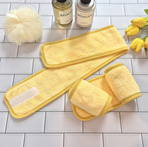 (Pastello) Bandeau pour cheveux en microfibre Fogny (1 pièce) – Bandeau doux pour le lavage du visage - Product Image 3