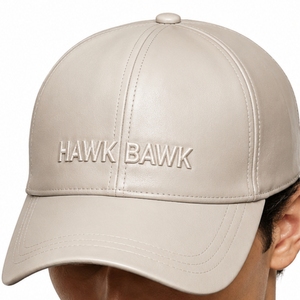 Unisex Leather Baseball <b>Cap</b> Premium Leather Embroidered Letter Front Street Style Casual Custom Made Export Quality Leather <b>Cap</b> - Product Image 4