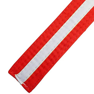 เข็มขัด BJJ ยี่ห้อ Zylo Industries รุ่น 2026 สีคาราเต้ สำหรับศิลปะการต่อสู้ ผลิตจากผ้าสแปนเด็กซ์/โพลีเอสเตอร์ น้ำหนักเบา เหมาะสำหรับทั้งชายและหญิง ใช้ได้กับยูโด เทควันโด วัสดุดี - Product Image 5
