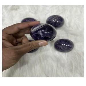 Hand Carved Natural Amethyst <b>Sphere</b> Crystal <b>Ball</b> Home Decor Mother's Day Gift Gujarat Wholesale - Product Image 1
