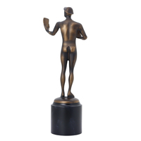 Trophée personnalisé en bronze moulé en 3D, sculpture d'homme sexy, statue pour l'art et les trophées de collection, médailles, plaques