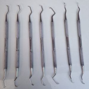 เครื่องมือขูดหินปูนเกรดสูงแบบปลายแหลม Gracey Curette พร้อมด้ามจับสแตนเลสสตีลแบบใช้ซ้ำได้ สำหรับการขูดหินปูนและดูแลสุขภาพเหงือก - Product Image 2