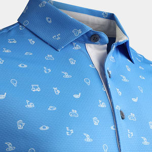 Polos Personalizados con Logotipo para Hombre, Camisetas Polo de Golf Deportivas de Sublimación Casual de Alta Calidad - Product Image 3