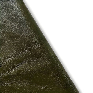 High Quality Natural Cowhide Genuine <b>Leather</b> Pebble Grain Olive Shade Different Colors for Shoes Luggage Garment Accessories - Product Image 5