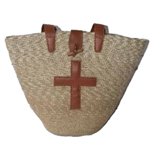 Sac à main écologique en jute pour hommes et femmes en forme ronde et cylindrique en 2 couleurs avec doublure en coton Vente entière GJP - Product Image 2
