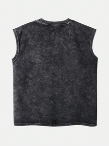 Camiseta de Hombre Personalizada, 100% Algodón, Ecológica, Transpirable, Estilo Vintage, Corte Regular, Impresión DTG, Sin Mangas - Product Image 6
