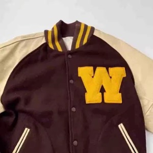 Chaqueta Varsity Personalizada para Hombre, Sudadera con Capucha Tejida de Invierno, Reversible, Estilo Universitario - Product Image 3