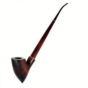 Pipe à fumer en bois naturel faite à la main, style vintage, durable, écologique, portable, directement du fournisseur - Product Image 2