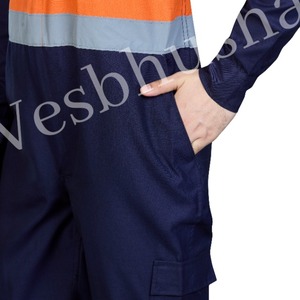 ชุดคลุมทำงานแขนยาวผ้าฝ้ายใส่สบายระบายอากาศได้ดีสำหรับทุกเพศ - Product Image 4