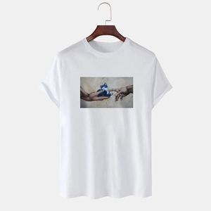 T-shirt Athlétique Homme Coupe Classique Personnalisable 100% Coton Manches Courtes Uni Décontracté Respirant Écologique - Product Image 6