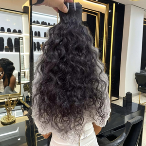 Extensiones de cabello humano virgen Remy indio rizado de moda precios al por mayor de India - Product Image 5