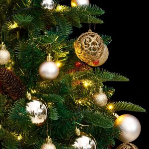 Sapin de Noël Artificiel Articulé avec 150 LED et Ensemble de Boules 59,1 Pouces - Product Image 3